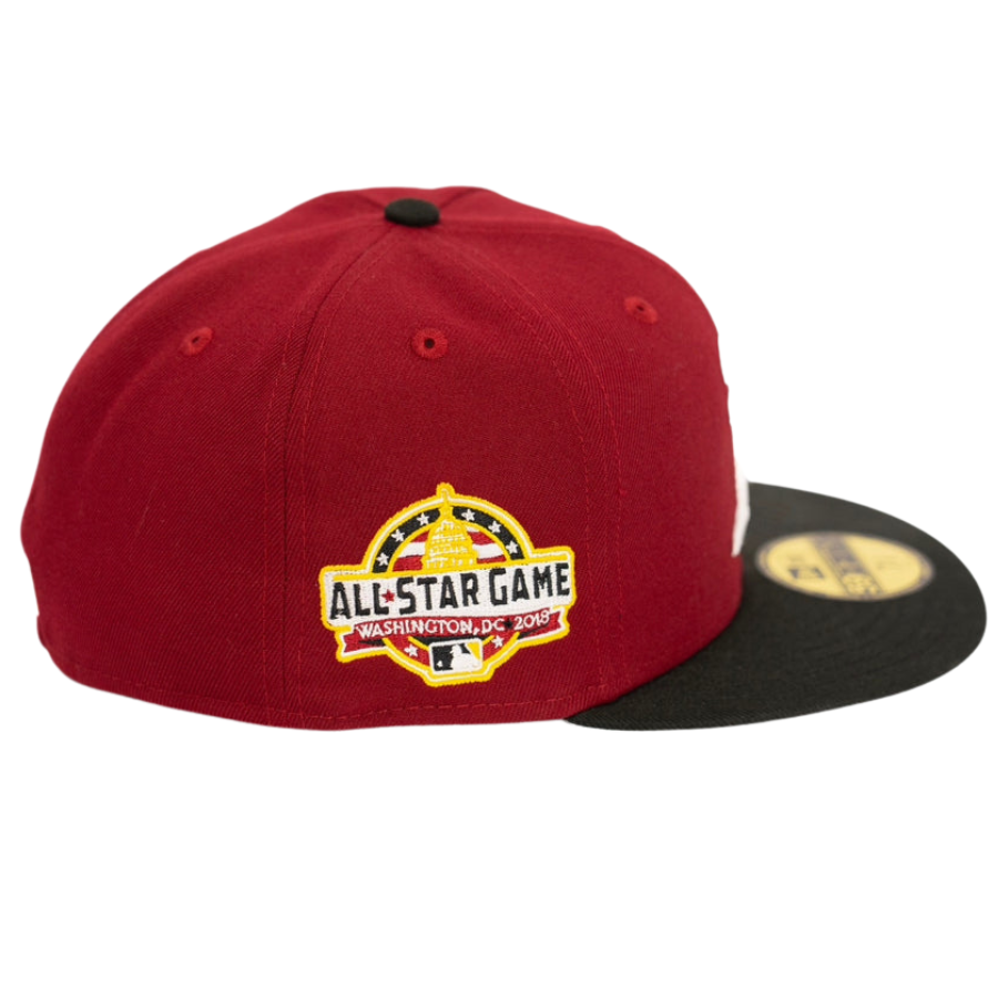 New Era Oakland Athletics 'Dual Threat' Cardinal Red 2018 All-Star Game 59FIFTY Fitted Hat