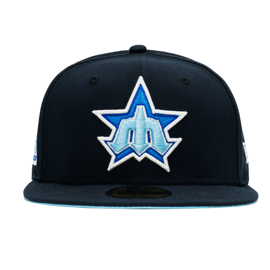 New Era x YCMC Seattle Mariners Navy/Sky Blue 2023 59FIFTY Fitted Hat