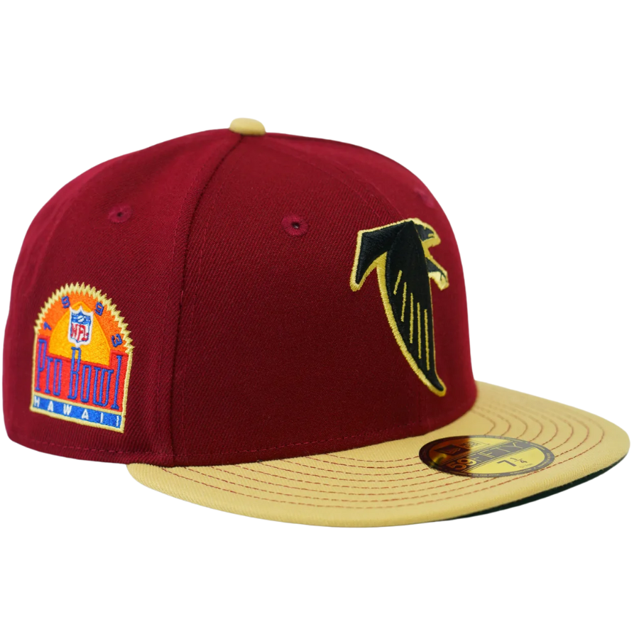 New Era Atlanta Falcons Burgundy 1993 Pro Bowl ‘Prime Time’ 59FIFTY Fitted Hat