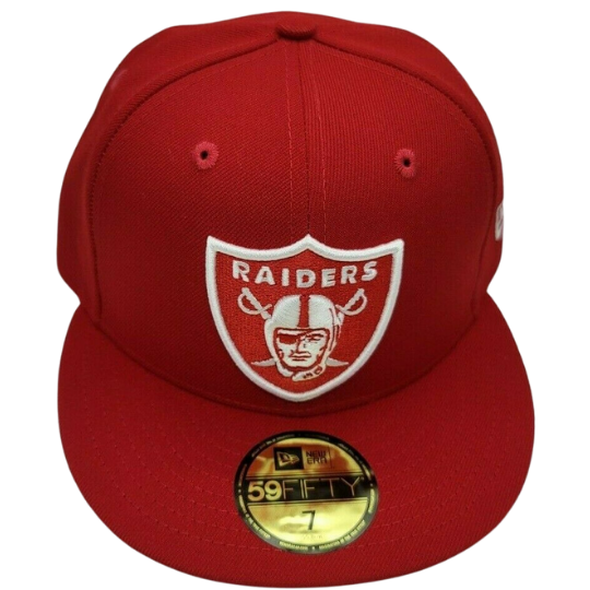 New Era Las Vegas Raiders Red 59FIFTY Fitted Hat