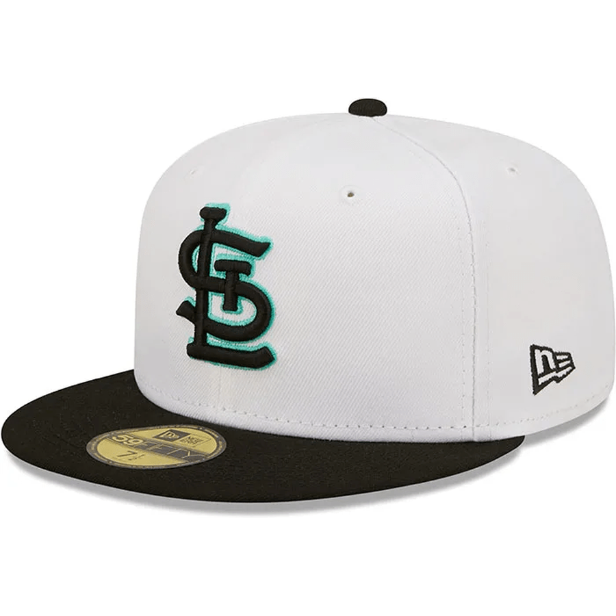 New Era St. Louis Cardinals White/Black Two-Tone Color Pack 59FIFTY Fitted Hat