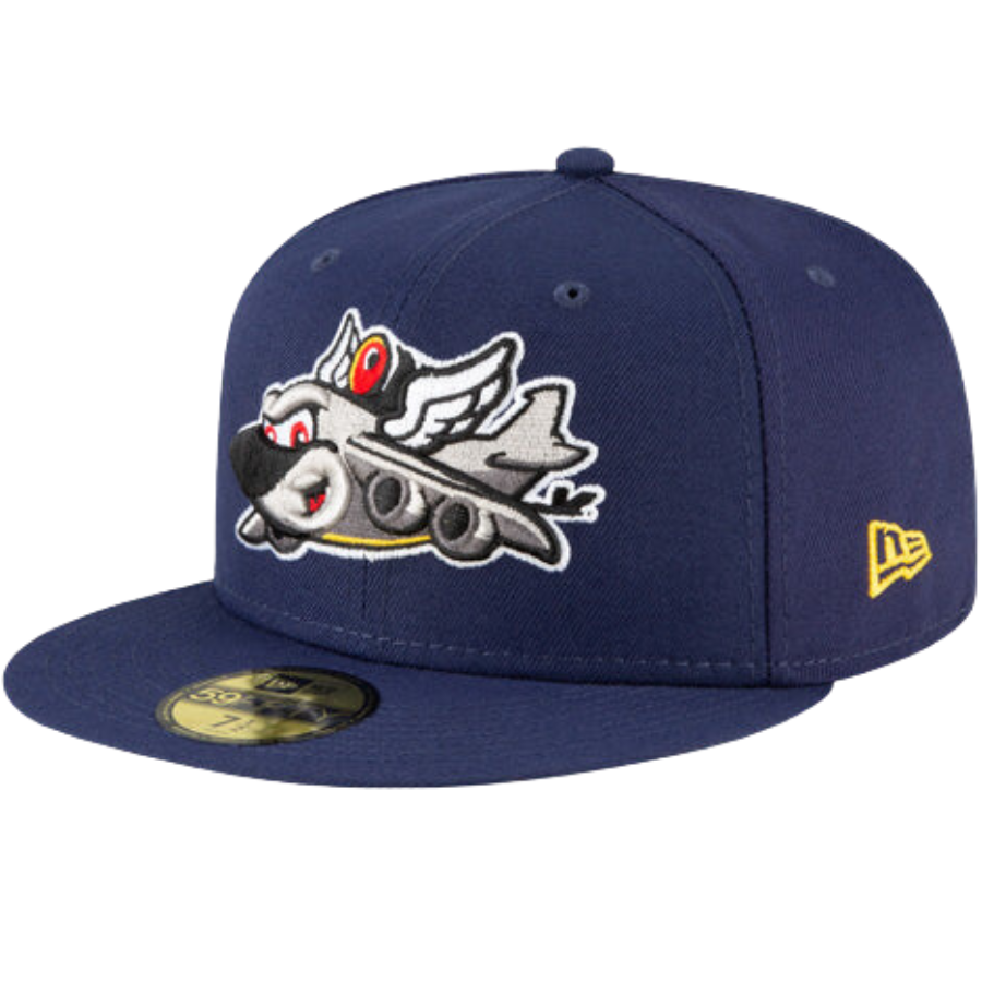 New Era Spokane Indians Navy Authentic Collection 59FIFTY Fitted Hat