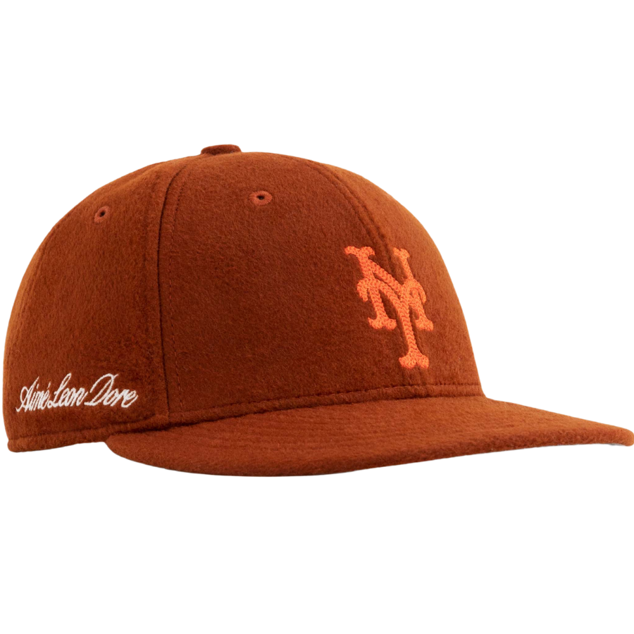 New Era x Aimé Leon Dore New York Mets Moleskin Burnt Orange Low Profile 59FIFTY Fitted Hat