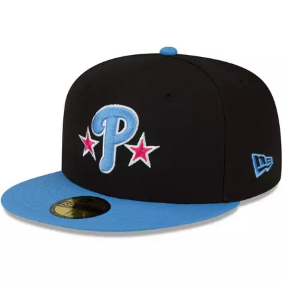 New Era Philadelphia Phillies Black "Gummy Worm Pack" 59FIFTY Fitted Hat