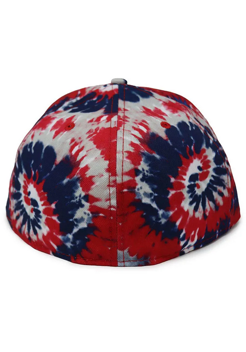 New Era Kansas City Monarchs Red Tie Dye 59FIFTY Fitted Hat