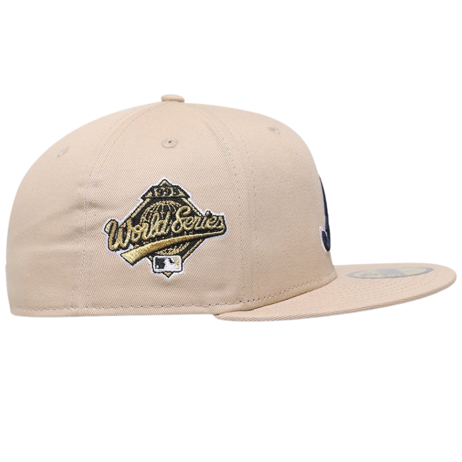 New Era Atlanta Braves 'Tumbleweed Sundae' 59FIFTY Fitted Khaki/Pink