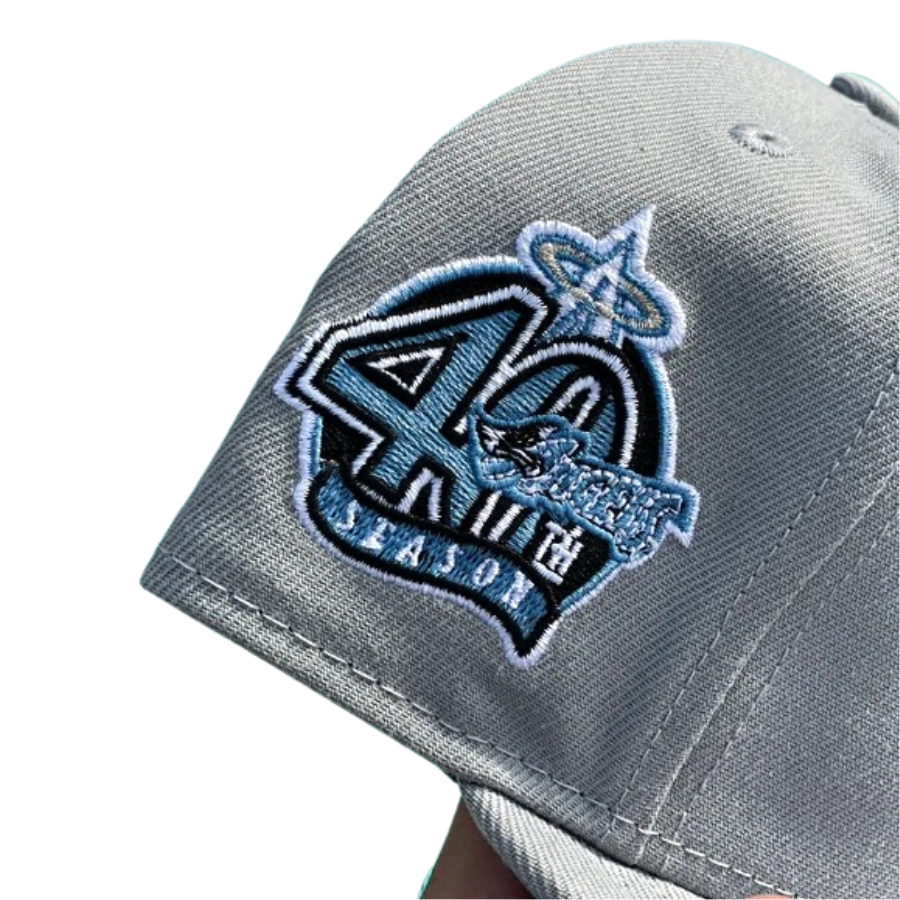New Era Anaheim Angels 40th Anniversary Pinstripe Heroes Elite Edition  59Fifty Fitted Hat