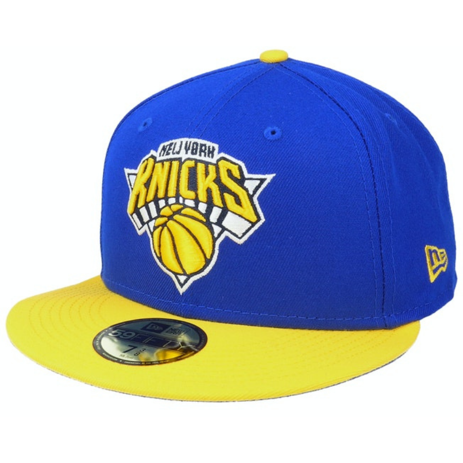 New Era New York Knicks Royal Blue/Yellow Colorpack 59FIFTY Fitted Hat