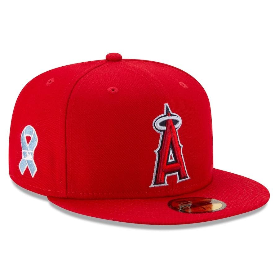 New Era Los Angeles Angels 2021 Father's Day On-Field Red 59FIFTY Fitted Hat