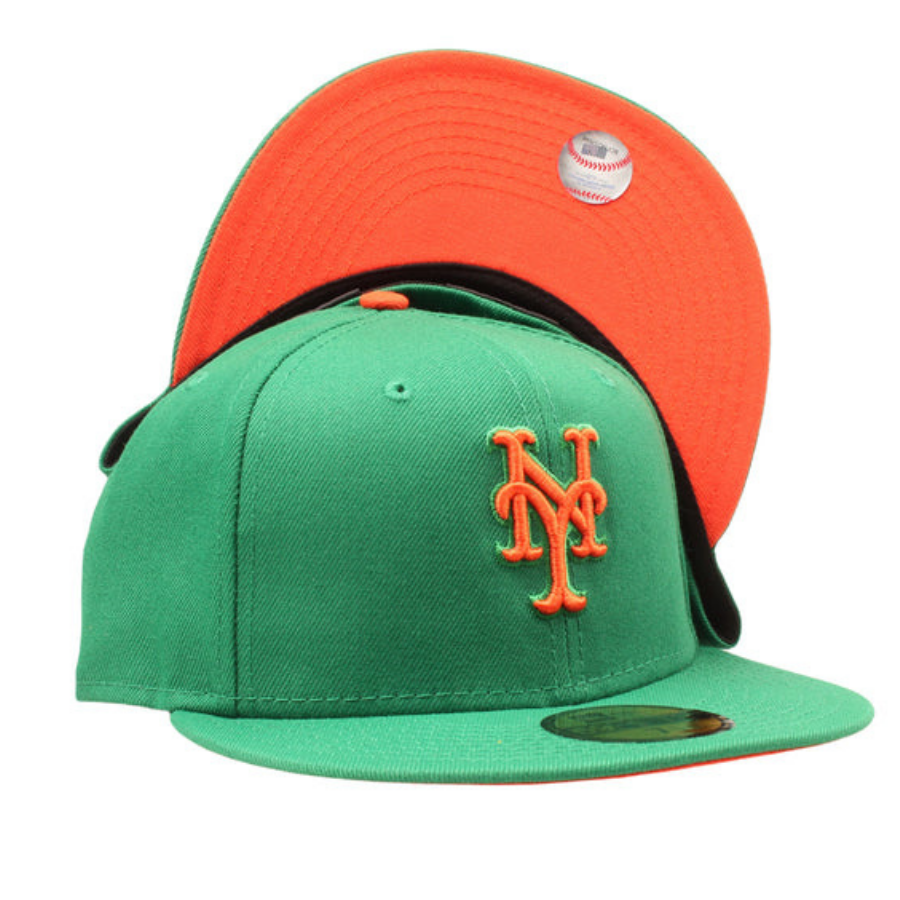 New Era x NYC Mode New York Mets Green/Orange 59FIFTY Fitted Hat