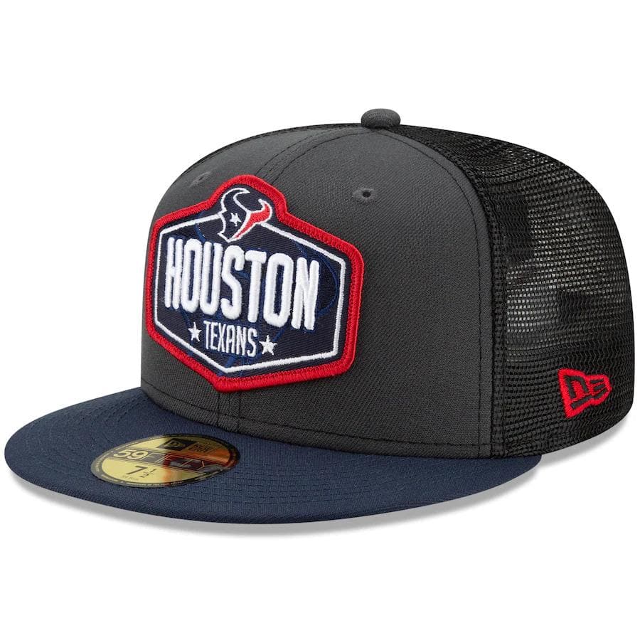 New Era Houston Texans 2021 NFL Draft 59Fifty Fitted Hat