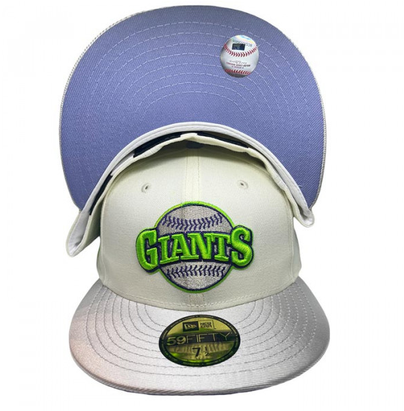 New Era San Francisco Giants Hyphy 1984 All-Star Game Lavender Undervisor 59FIFTY Fitted Hat