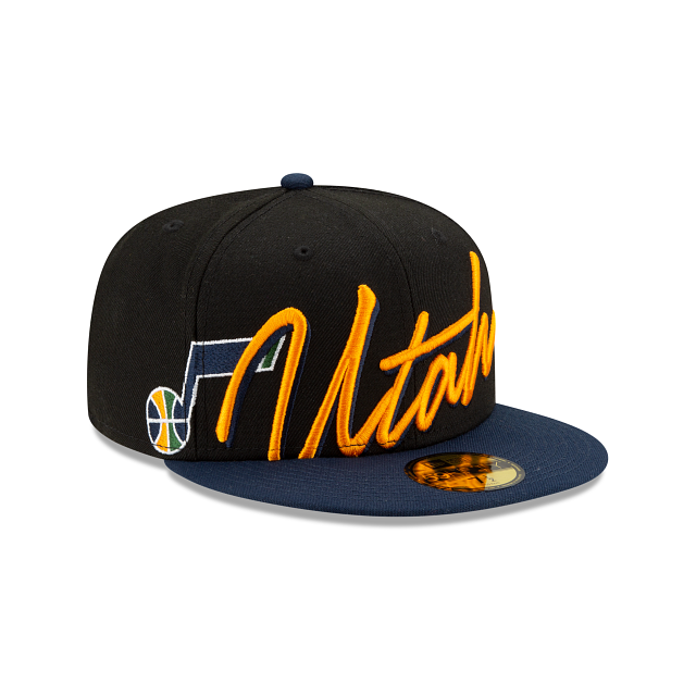 New Era Utah Jazz Cursive 59FIFTY Fitted Hat
