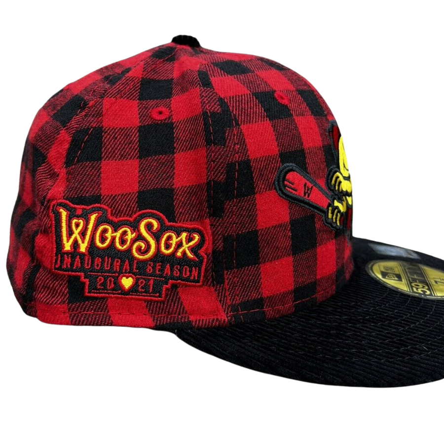 New Era Worcester Red Sox Lumberjack Mick Foley 59FIFTY Fitted Hat