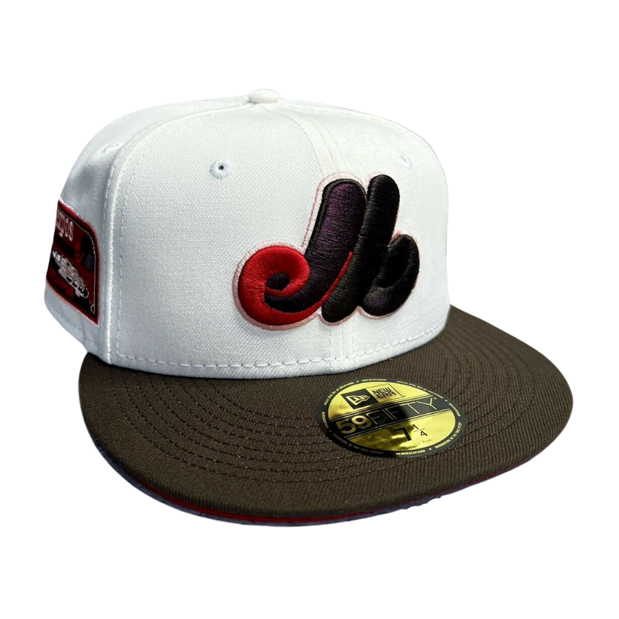 New Era Montreal Expos White/Brown Olympic Stadium 59FIFTY Fitted Hat