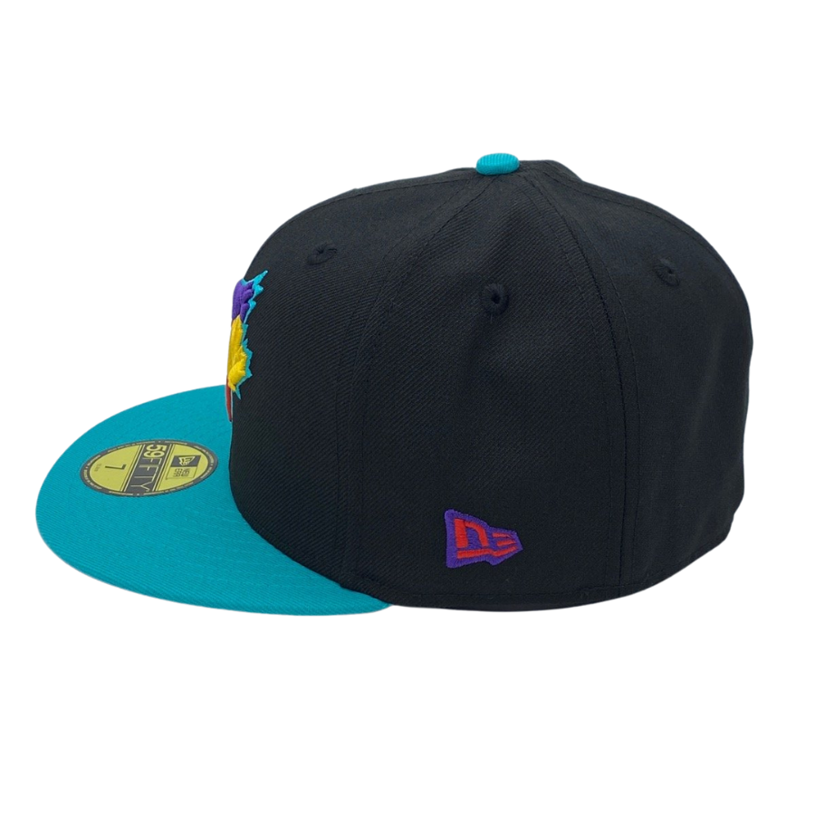 New Era Toronto Blue Jays Black/Teal 40th Season Patch 59FIFTY Fitted Hat