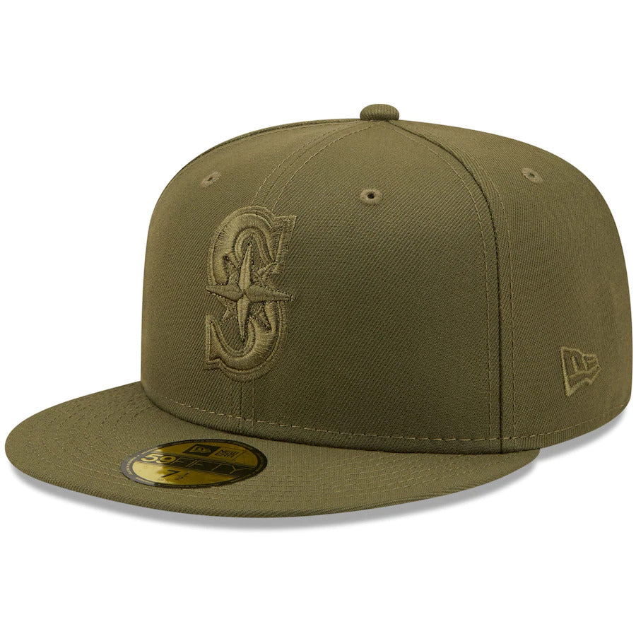 New Era Seattle Mariners Olive Color Pack 59FIFTY Fitted Hat