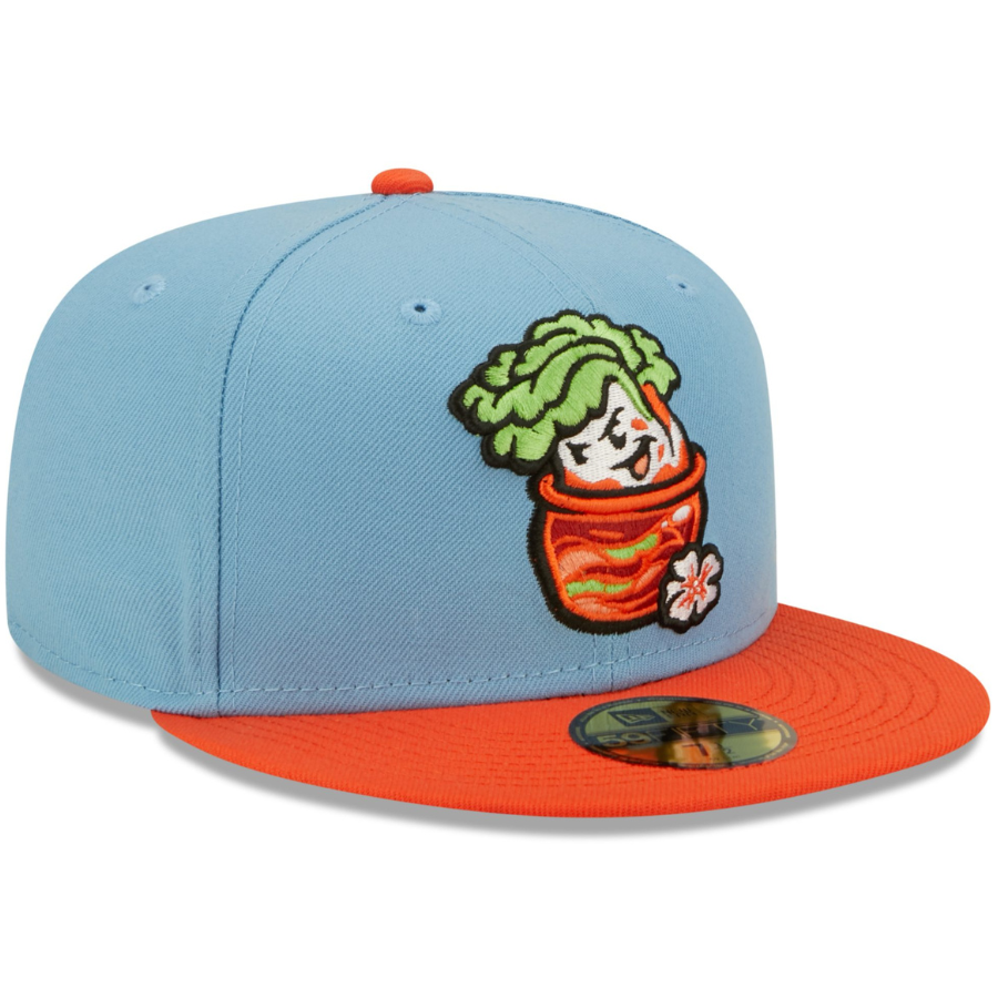 New Era Montgomery Biscuits Kimchi Theme Night 59FIFTY Fitted Hat