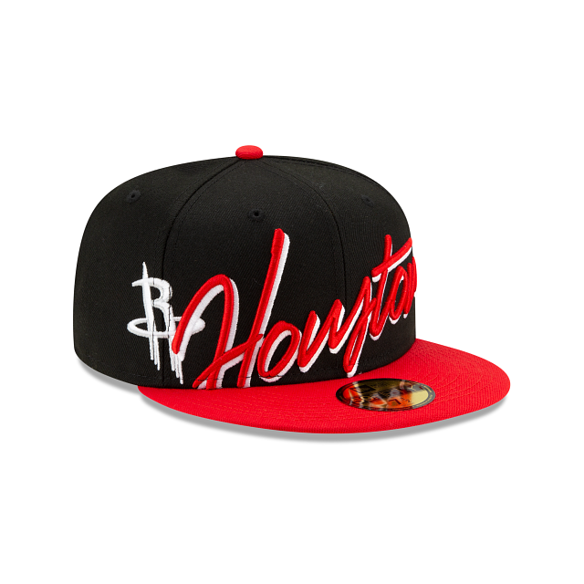 New Era Houston Rockets Cursive 59FIFTY Fitted Hat