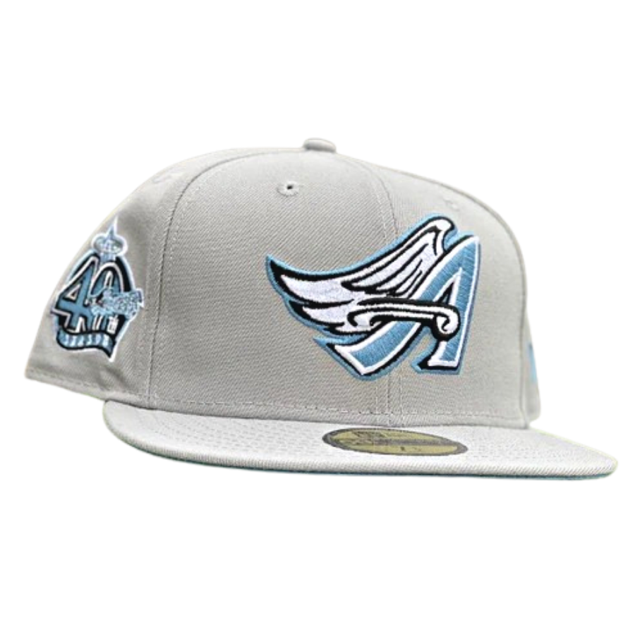 New Era Los Angeles Angels Cool Grey 40th Anniversary 59FIFTY Fitted H