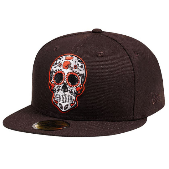 Day of The Dead Pink Sugar Skull 59FIFTY Fitted Hat