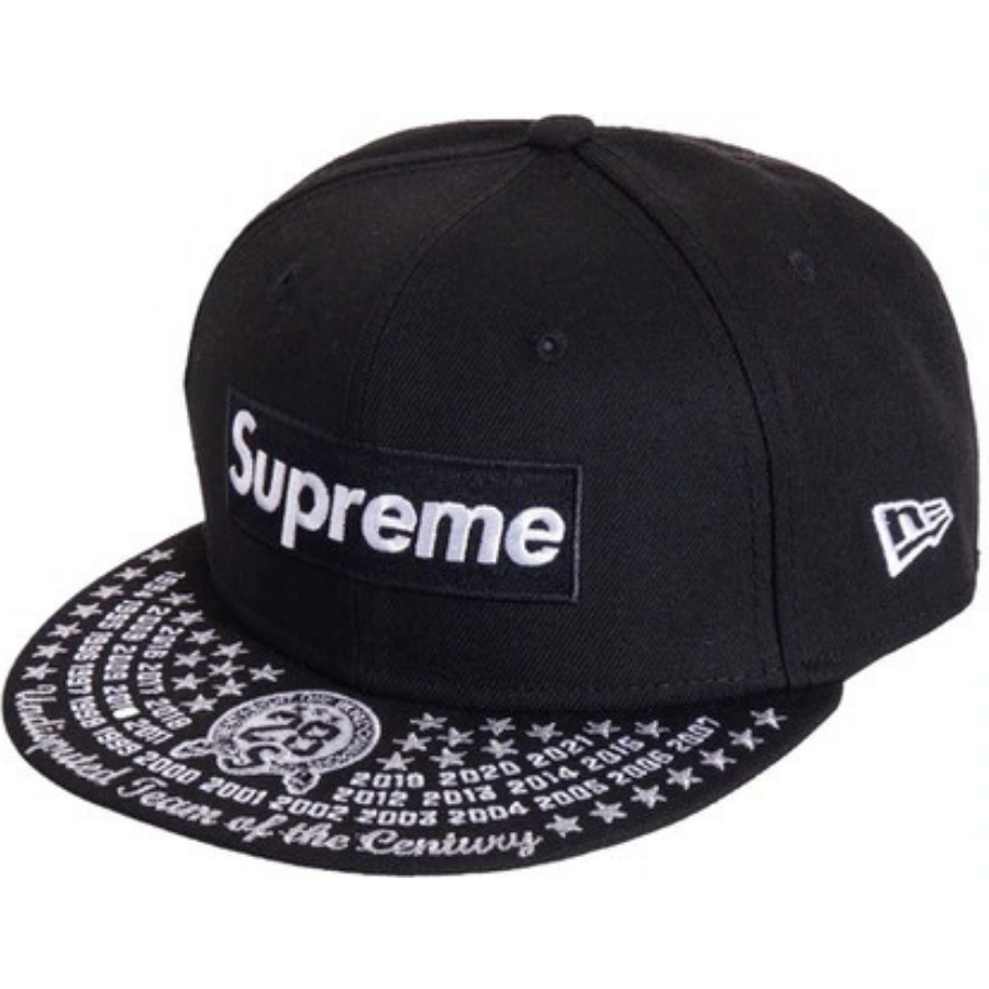New Era x Supreme Undisputed Box Logo Black 59FIFTY Fitted Hat