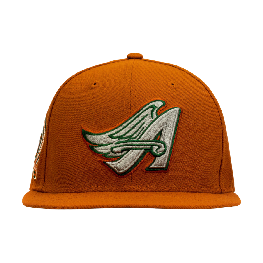 New Era x SP Anaheim Angels Rust Orange 2023 59FIFTY Fitted Hat