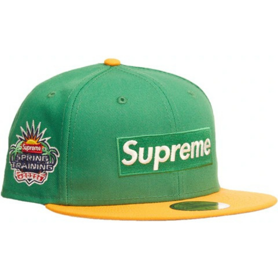 Supreme x New Era Champions Box Logo Hat 'Red' Size 7 3/8 for
