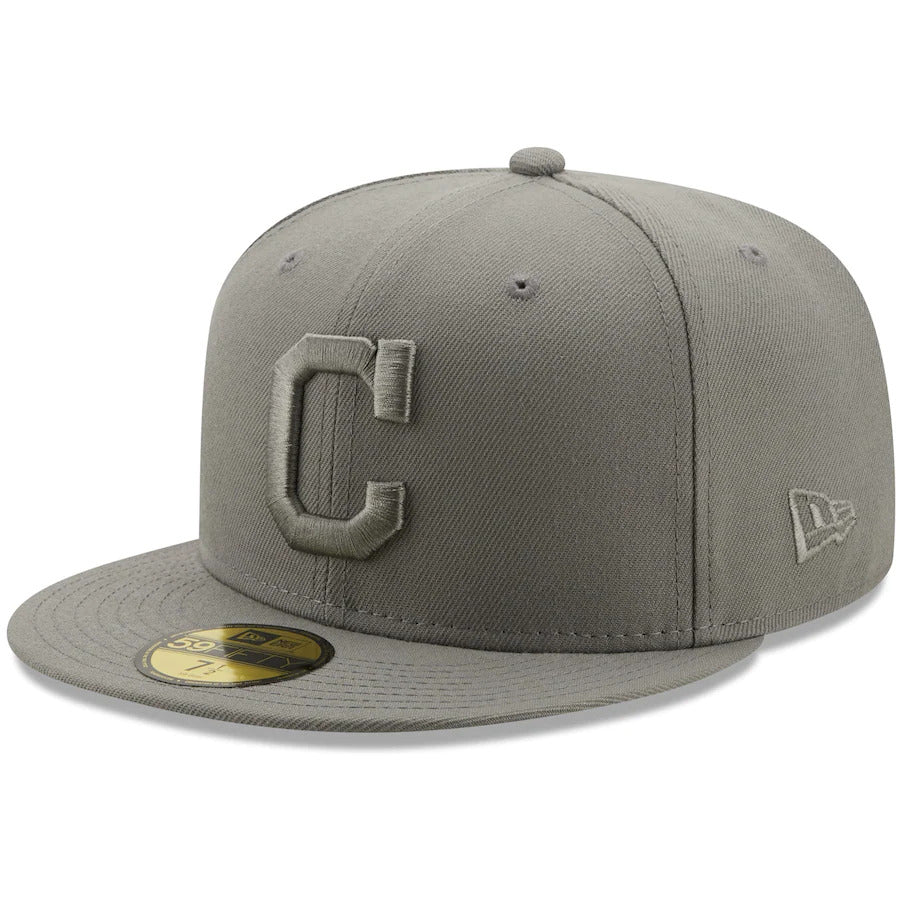 New Era Cleveland Indians Gray Color Pack 59FIFTY Fitted Hat