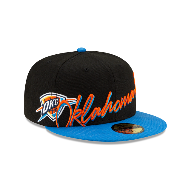 New Era Oklahoma City Thunder Cursive 59FIFTY Fitted Hat