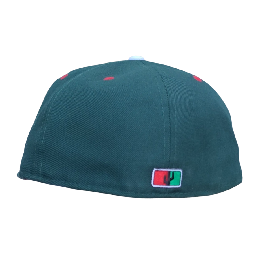 New Era x MILK Tijuana Locos Forest Green/Red 59FIFTY Fitted Hat