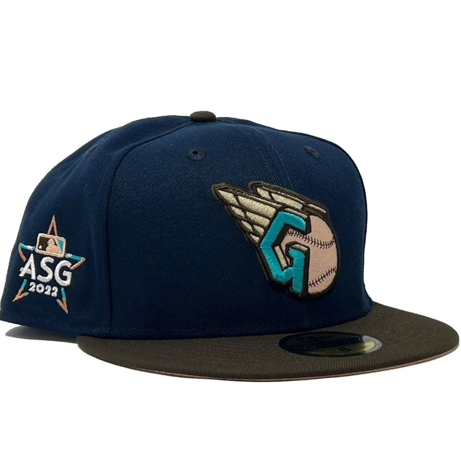 New Era Cleveland Guardians 2022 All-Star Game Light Navy/Brown/Peach 59FIFTY Fitted Hat