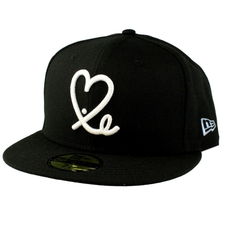 New Era 1LoveIE Black/White Family Member Grey Undervisor 59FIFTY Fitted Hat