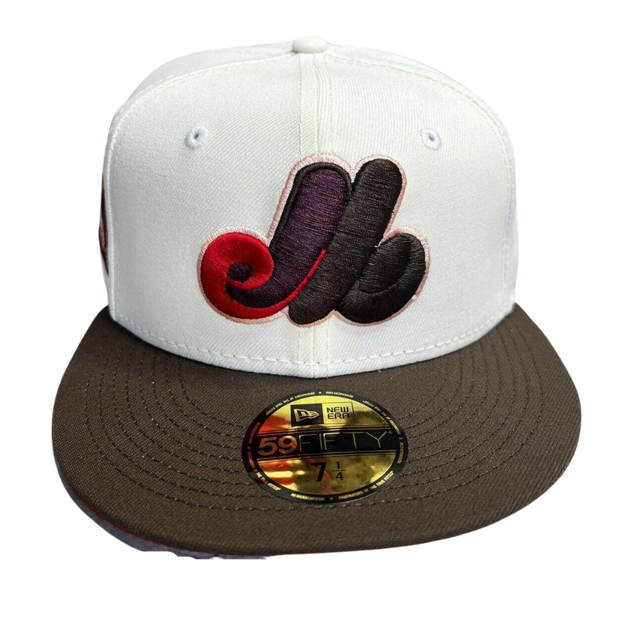 New Era Montreal Expos White/Brown Olympic Stadium 59FIFTY Fitted Hat