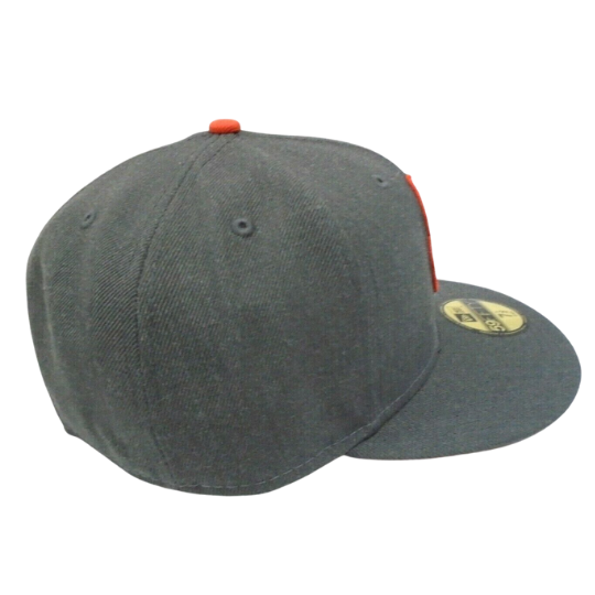 New Era Baltimore Orioles Gray Orange Undervisor 59FIFTY Fitted Hat