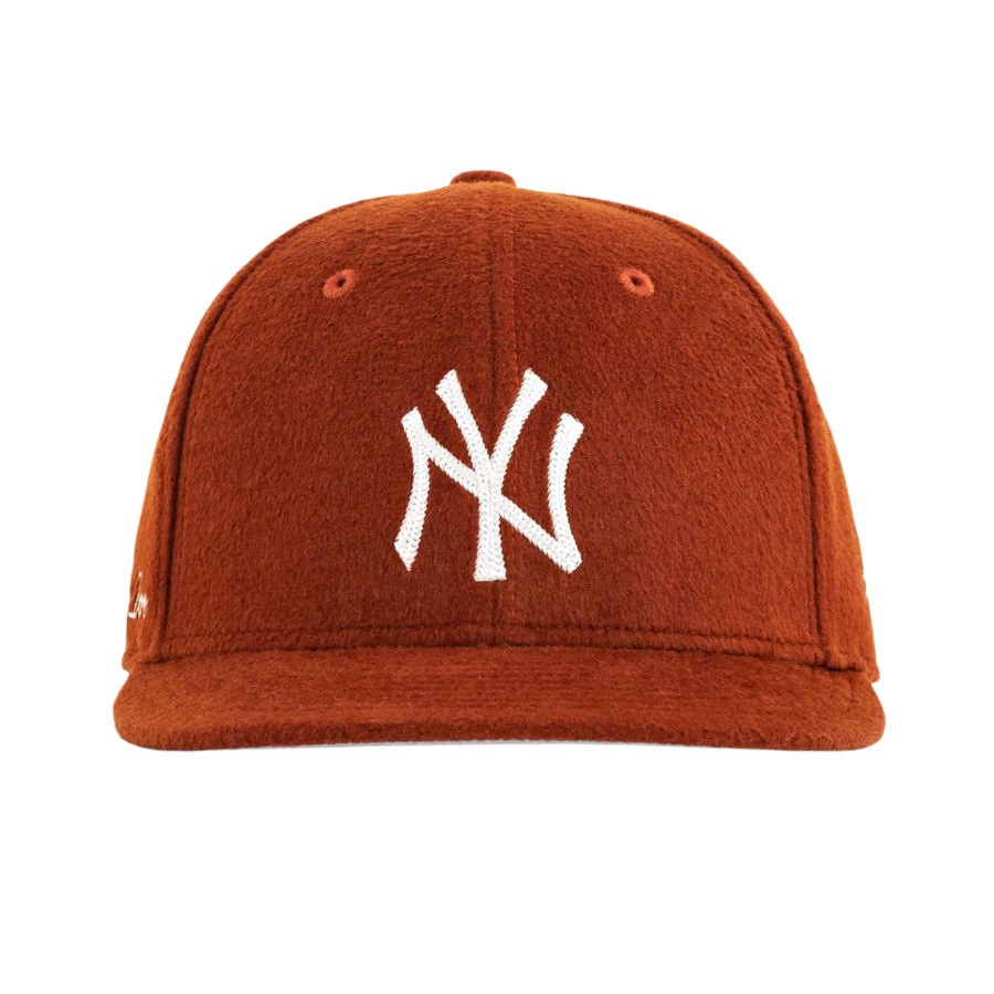 New Era x Aimé Leon Dore New York Yankees Moleskin Burnt Orange Low Profile 59FIFTY Fitted Hat