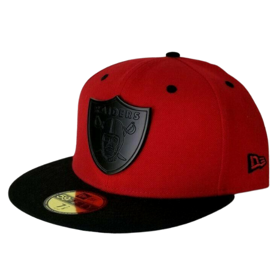 New Era Las Vegas Raiders Red & Black 59FIFTY Fitted Hat