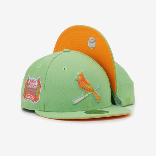 New Era St Louis Cardinals Lime Orange Under Brim "Freeze Pop Pack" 59FIFTY Fitted Hat