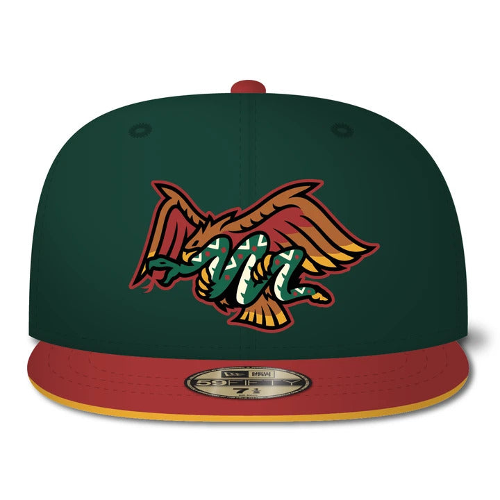 Mexico Green/Red Aztec New Era 59FIFTY Fitted Hat - Clark Street