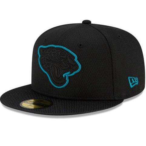 New Era Jacksonville Jaguars NFL Sideline Road 2021 Black 59FIFTY Fitted Hat