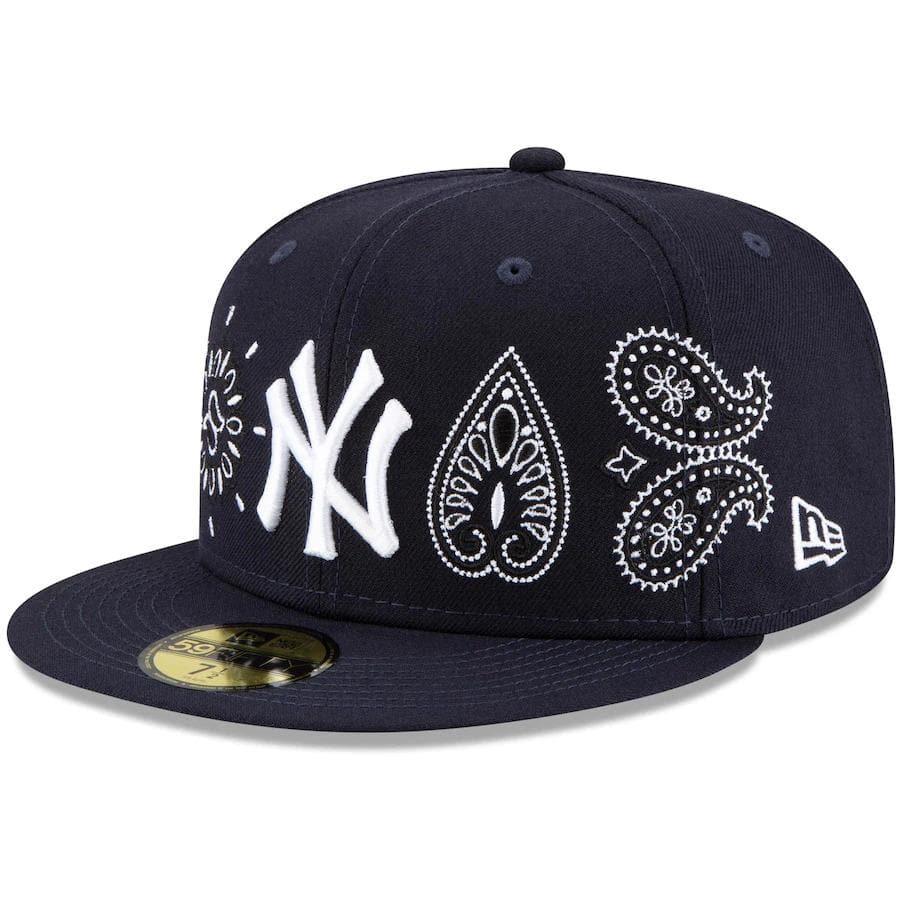 New Era New York Yankees Paisley Elements Navy Blue 59FIFTY Fitted Hat