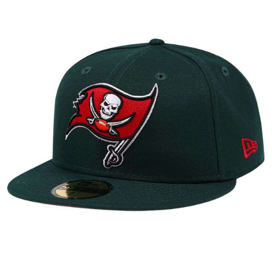 New Era Tampa Bay Buccaneers Deep Green Red Edition 59FIFTY Fitted Hat