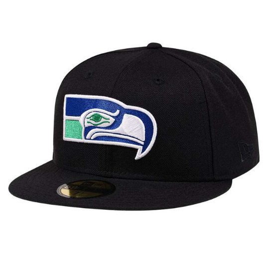 New Era Seattle Seahawks Throwback Edition 59FIFTY Fitted Hat