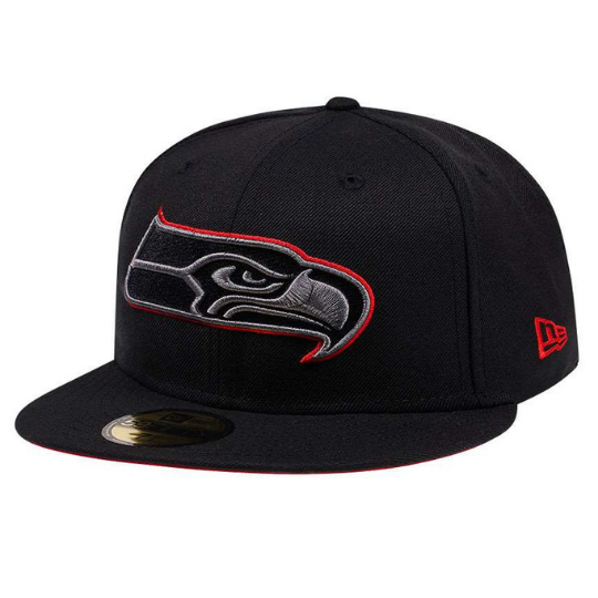 New Era Seattle Seahawks Red Action 59FIFTY Fitted Hat