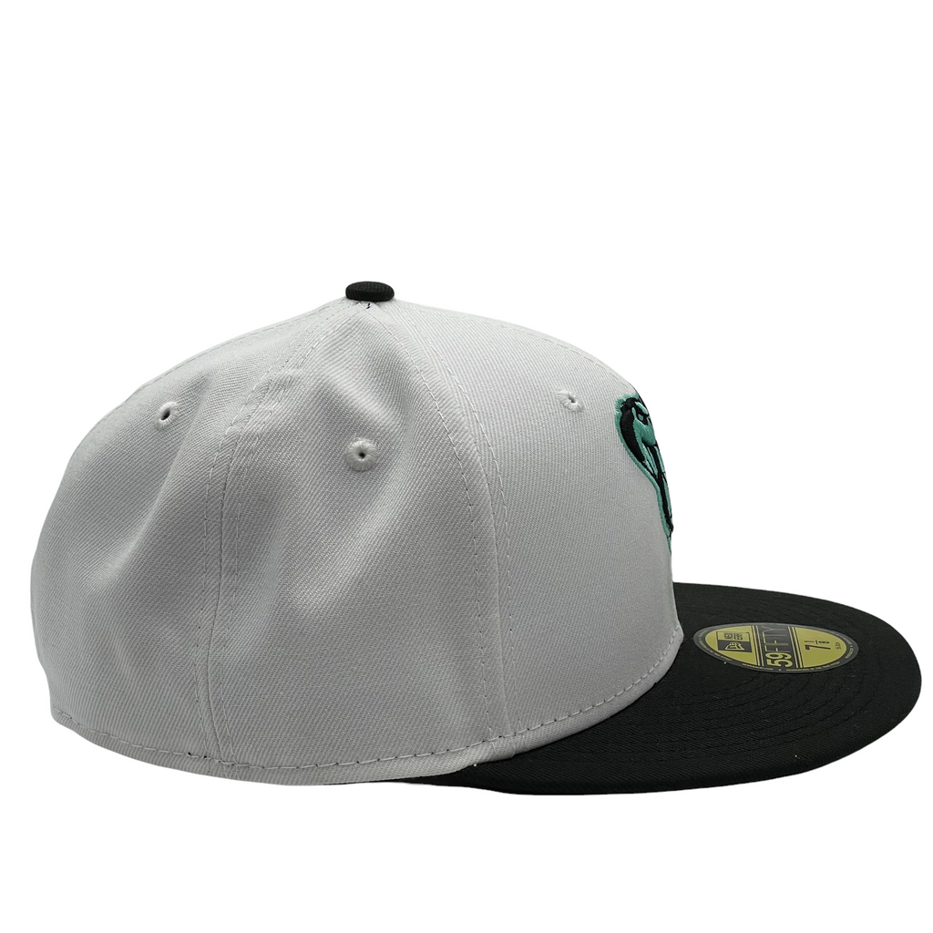 New Era Arizona Diamondbacks White/Teal 2-Tone Color Pack 2022 59FIFTY Fitted Hat