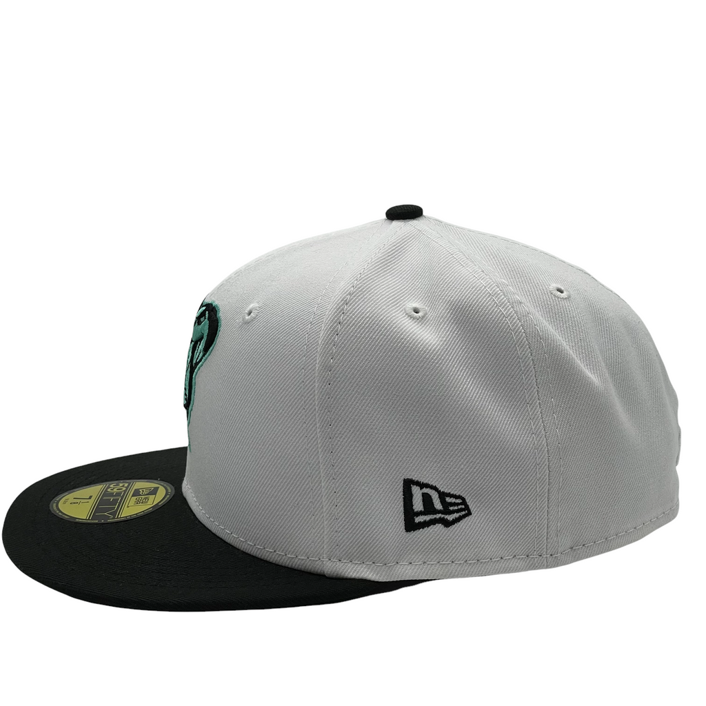 New Era Arizona Diamondbacks White/Teal 2-Tone Color Pack 2022 59FIFTY Fitted Hat