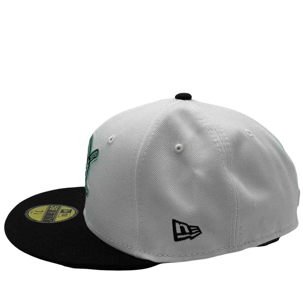 New Era Pittsburgh Pirates White/Teal 2-Tone Color Pack 2022 59FIFTY Fitted Hat