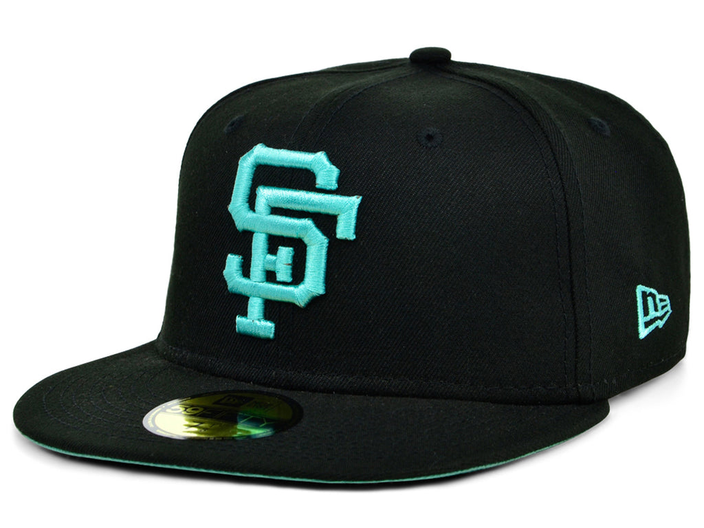 New Era x Lids HD San Francisco Giants Black/Mint 2022 59FIFTY Fitted Cap