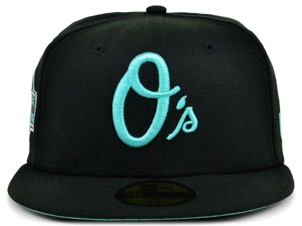 New Era x Lids HD Baltimore Orioles Black/Mint 2022 59FIFTY Fitted Cap