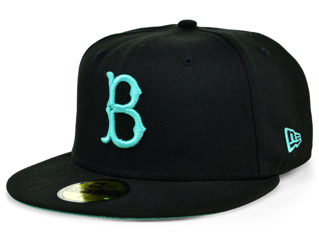 New Era x Lids HD Brooklyn Dodgers Black/Mint 2022 59FIFTY Fitted Cap